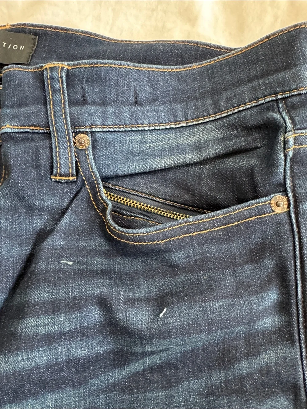 J. Crew Men's Dark Blue Slim Straight Jeans
